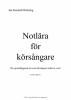 Notlära för körsångare